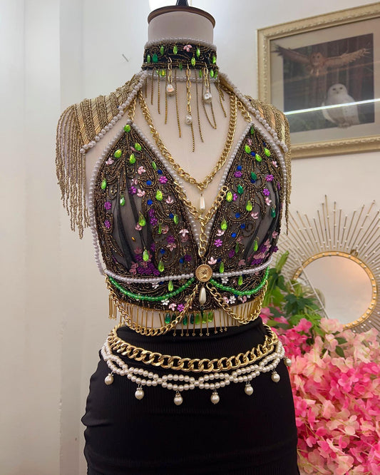 CUSTOM MADE GOLD ROYAL FESTIVE TOP