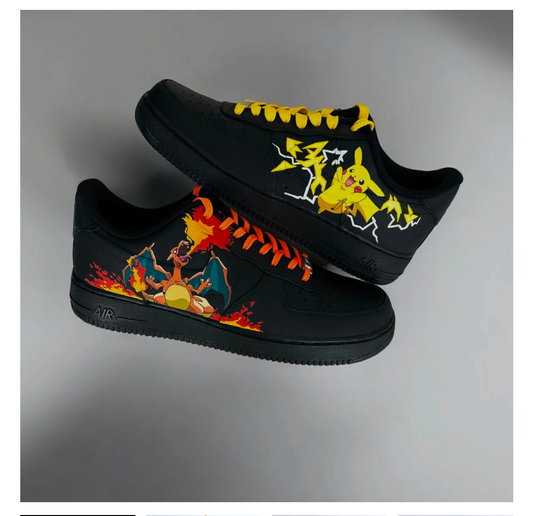 PIKACHU X CHARIZARD X NIKE AF1s