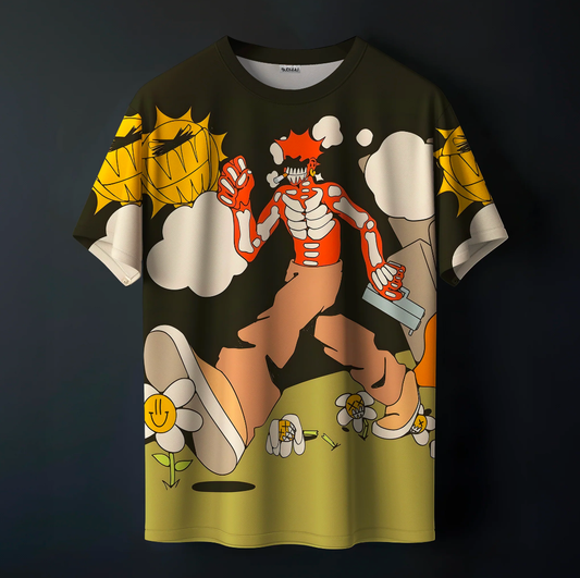 BONE RUSH PRINTED TEE