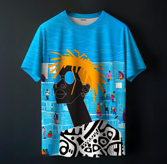 AFRO FUTURE PRINTED TEE