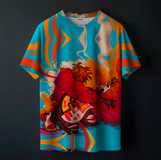 RETRO ROCKSTAR PRINTED TEE