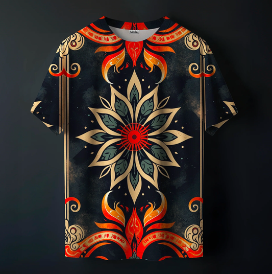 BLAZE OF BLOSSOM PRINTED TEE