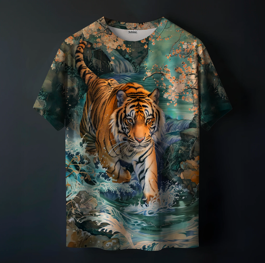 TIGER SEASIDE PRINTED TEE