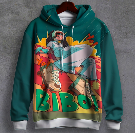 BIBO BLAST PRINTED HOODIE
