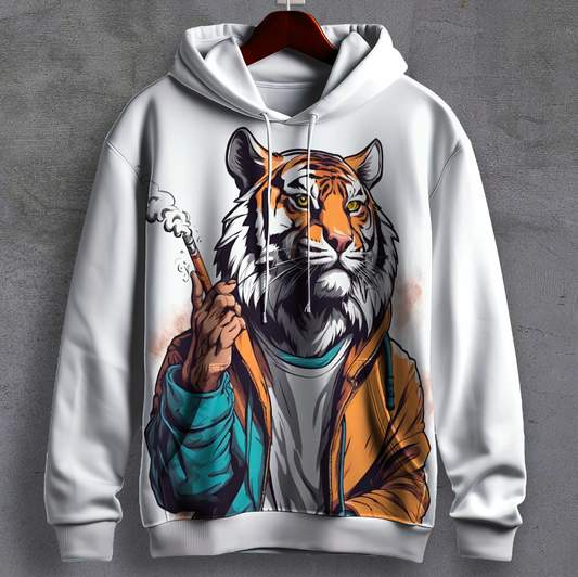 WILD CIGAR PRINTED HOODIE