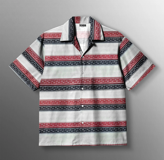 DESERT HORIZON STRIPE KNITTED SHIRT