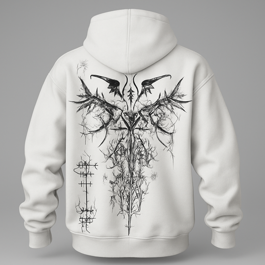 DEVIL WINGS PRINTED HOODIE